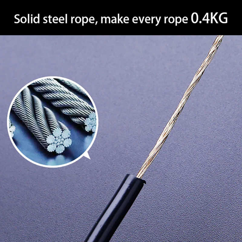 Взрослые скоростные скакалки со съемным стальным сердечником тяжелый вес