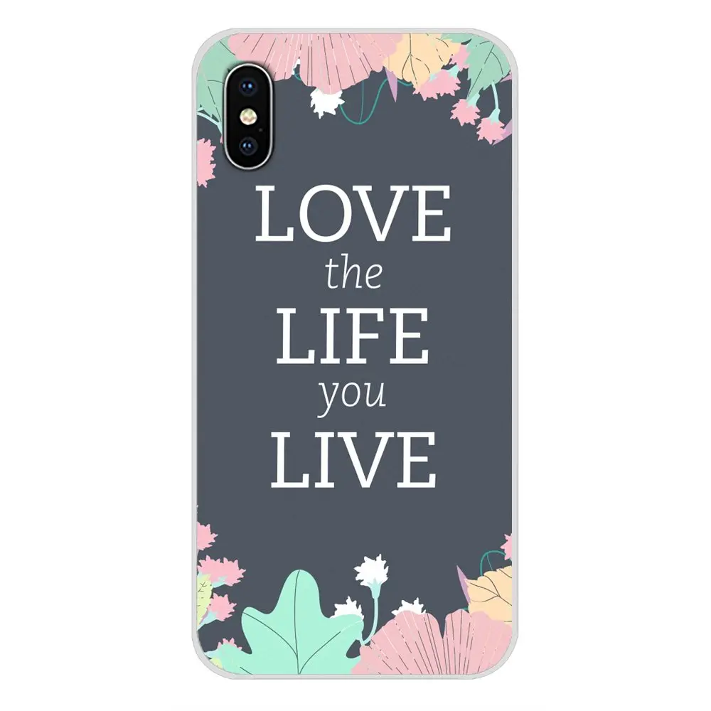Inspirational Quote about Nice Life For Huawei G7 G8 P7 P8 P9 P10 P20 P30 Lite Mini Pro P Smart Plus 2017 2018 2019 Design Cover | Мобильные