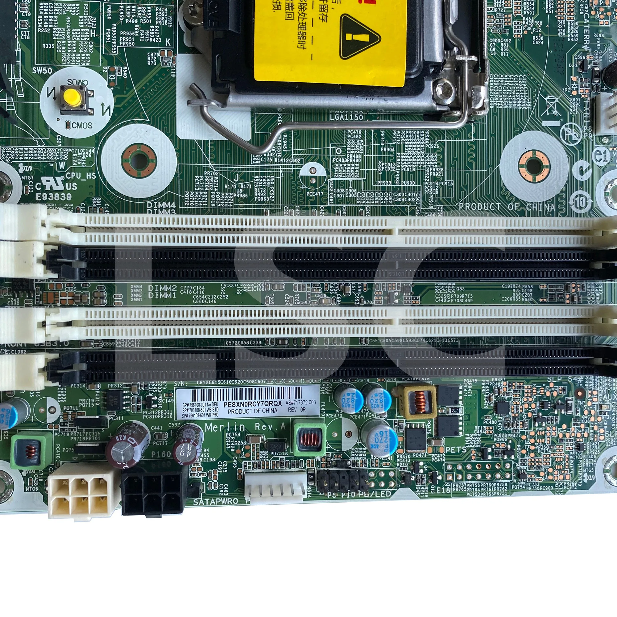 LSC для HP EliteDesk 800 G1 SFF настольная материнская плата 796108-001 796108-601 717372-003 Q87 LGA 1150 100%