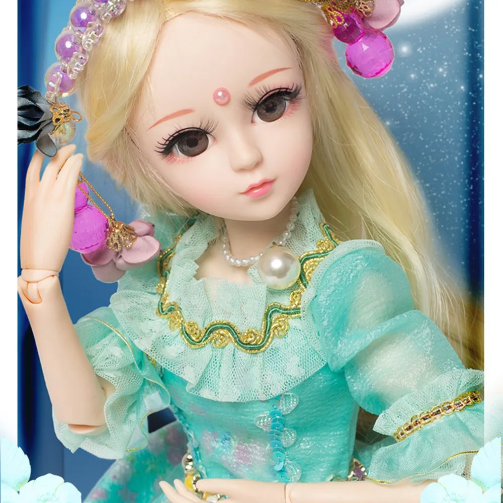 1/3 BJD куклы 60 см 19 шарнирные куклы(парик+ обувь+ одежда+ волосы+ глаза+ макияж) игрушки Коллекция девочек подарок на день рождения