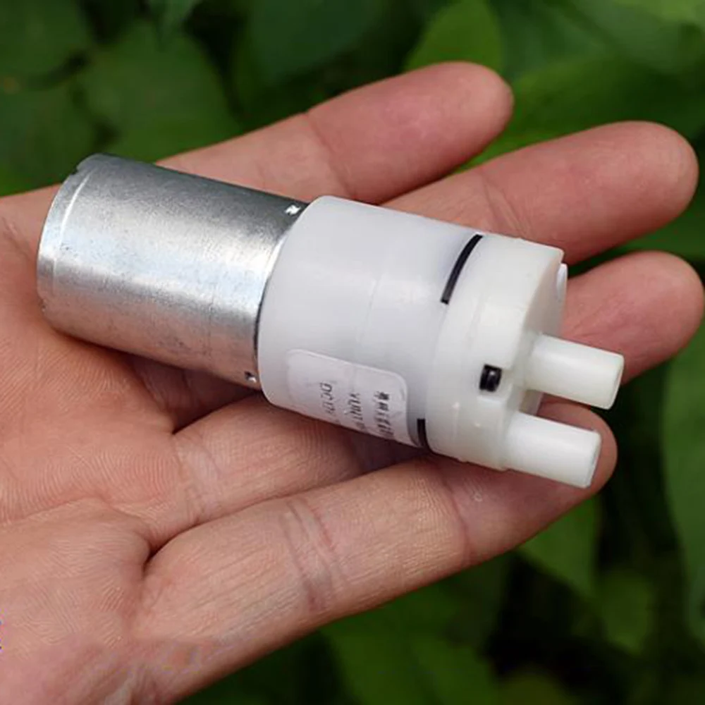 Мини моторный водяной насос 370 мембранный 12 В постоянного тока самовсасывающий