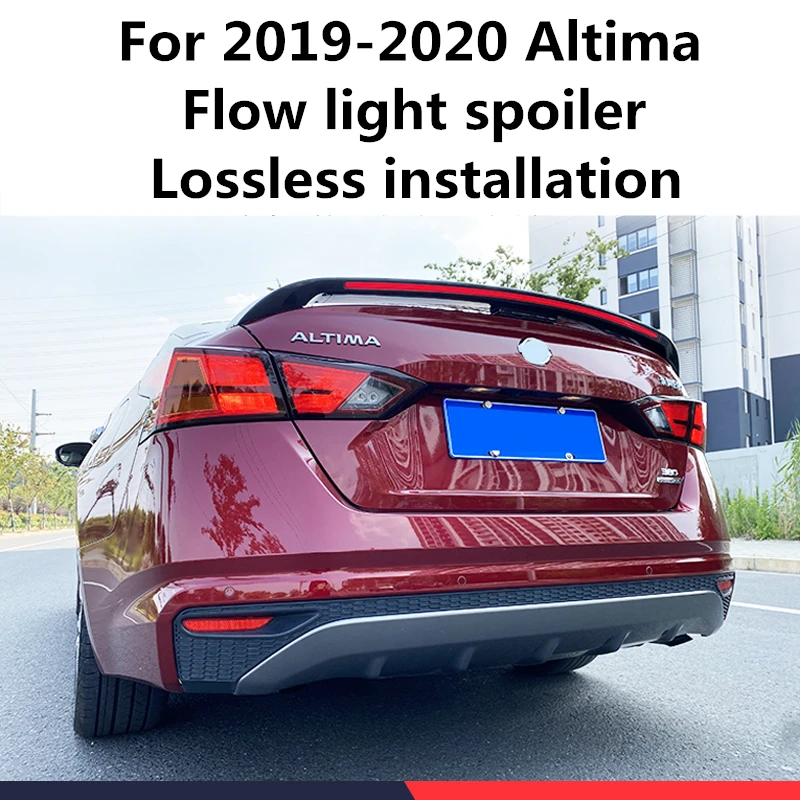 Для Nissan Teana/Altima спойлер 2019 2021 светильник потока Высокое качество Спойлер ABS