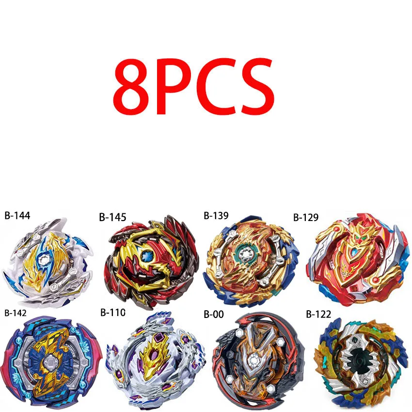 8pcs Beyblade лопающиеся игрушки бейблейд, Арена хранения коробка пусковая Toupie Металл Fusion Бог игрушка волчок подарки для мальчиков - Цвет: 8pcs