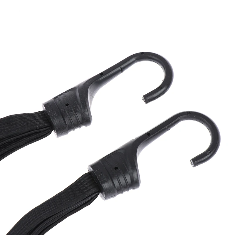 

2 Hooks Motorcycle Helmet Straps Luggage Retractable Elastic Rope Fixed Strap Net Belt 90cm
