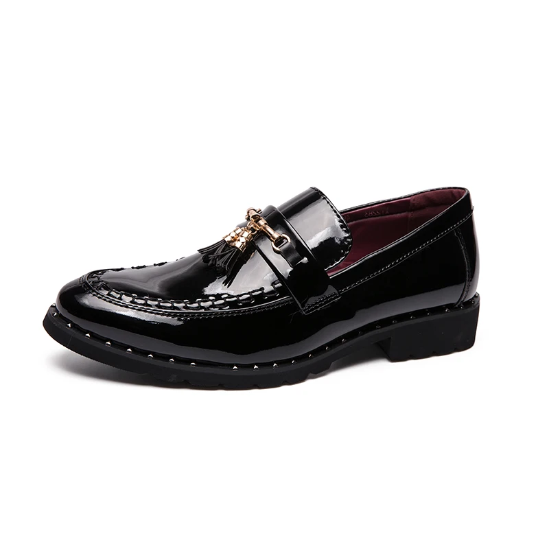 2019 new designer shoes men's pointed formal casual leather oxford flats loafers work party wedding driving big size 47 | Обувь