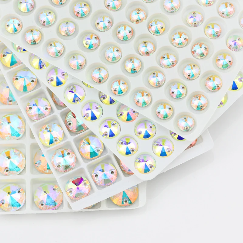 8-18 мм красный хрустальный камень K9 стекло мокко Стразы Круглый клей стразы