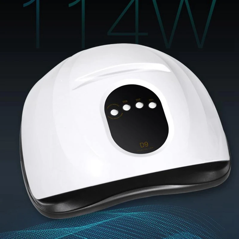 114W UV Led Lamp Phototherapy Nail Dryer with Auto Sensor for Fingernail and Toenail | Красота и здоровье