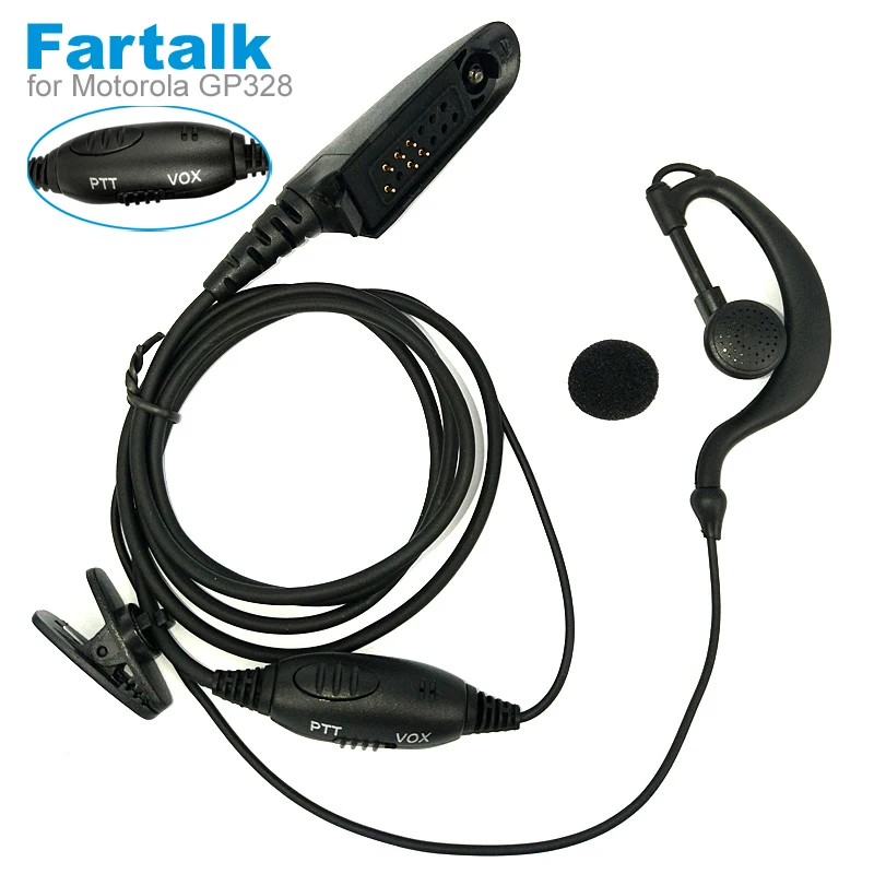VOX PTT Динамик гарнитуры для Motorola HT750 HT1250 GP328 GP329 GP340 GP380 MTX850 PRO5150 Walkie Talkie Портативный