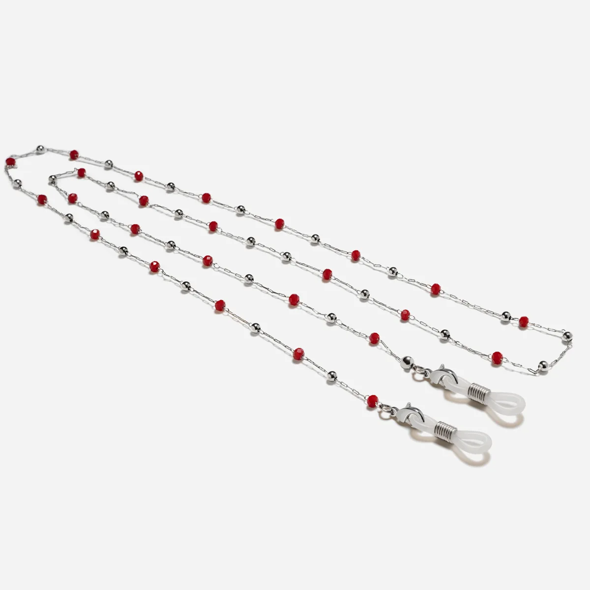 Красные хрустальные бусины для очков 2020 золотого цвета ремешок очки чтения