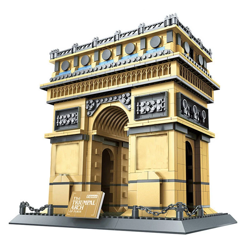 Набор строительных блоков: архитектурная серия Париж Франция Арка триумфальня