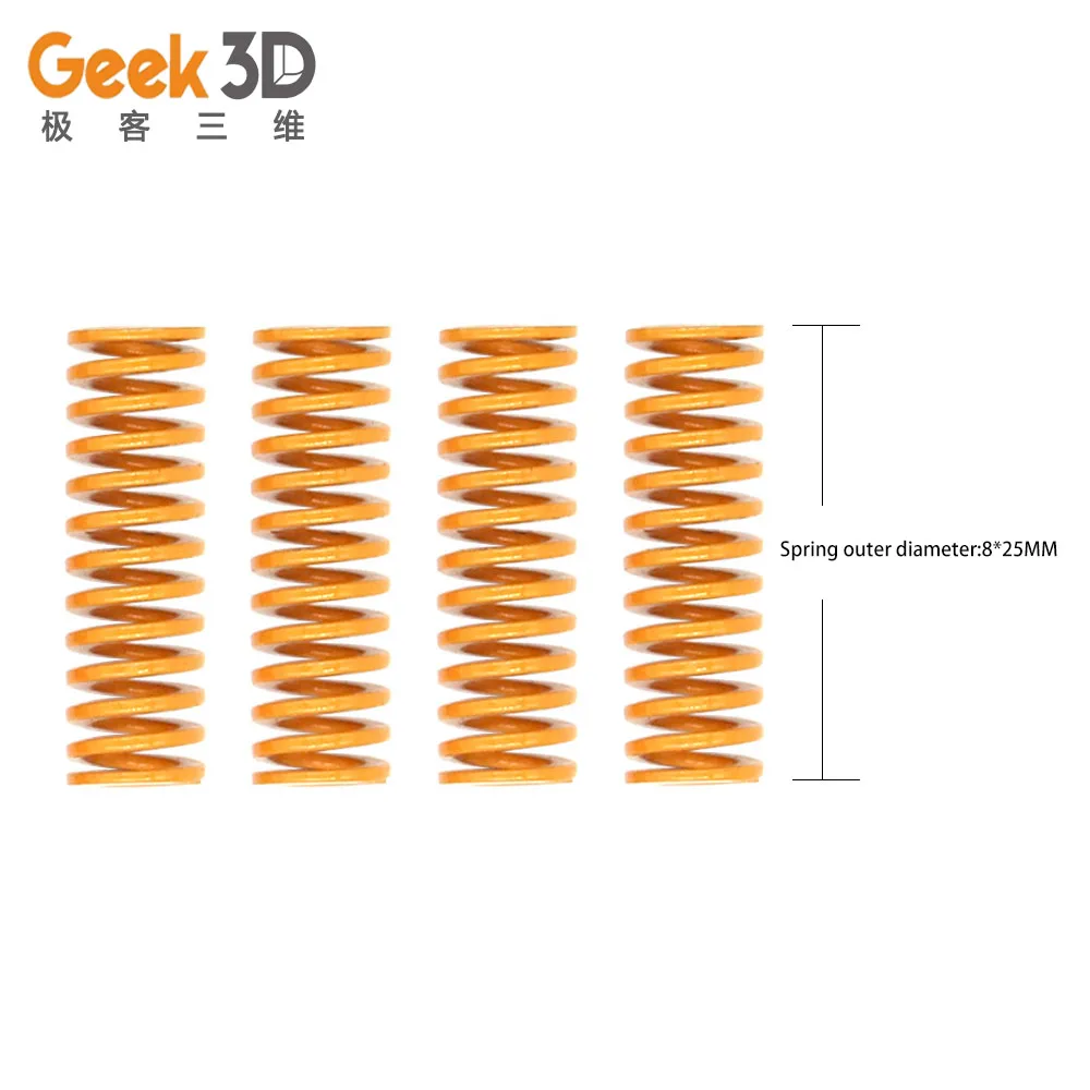 10 шт. запчасти для 3D-принтера пружина подогреваемой кровати MK3 CR-10 Горячая кровать