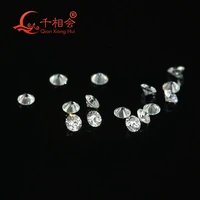 1.3-2.2mm 100%  natural diamond round shape DF color VS clarity loose gemstone