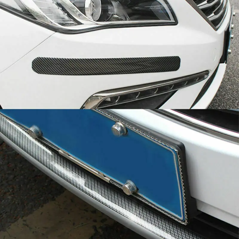 Car Carbon Fiber Rubber Styling Door Sill Protector For Peugeot 206 207 208 301 307 308 407 408 508 607 2008 3008 4008 5008 RCZ | Внешние