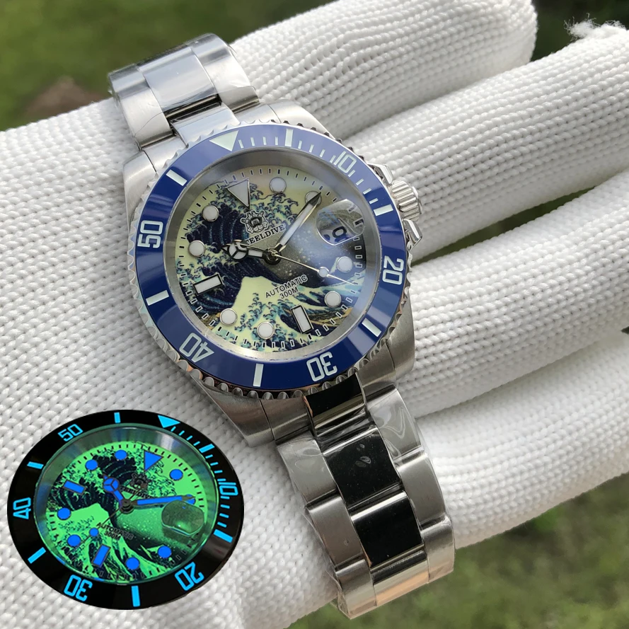 

STEELDIVE 1953J Ceramic Dial Mechanical Wacth Men Sapphire Crystal Diver Watch Automatic Men NH35 316L Steel Dive Watches 300m