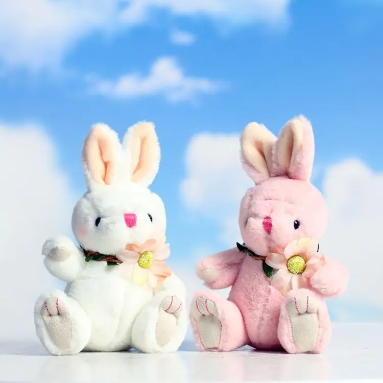 

new Stylish Lovely pretty bunny rabbit fashion Pendant soft Keychain Soothing doll cute decorate chriamtse couple gift