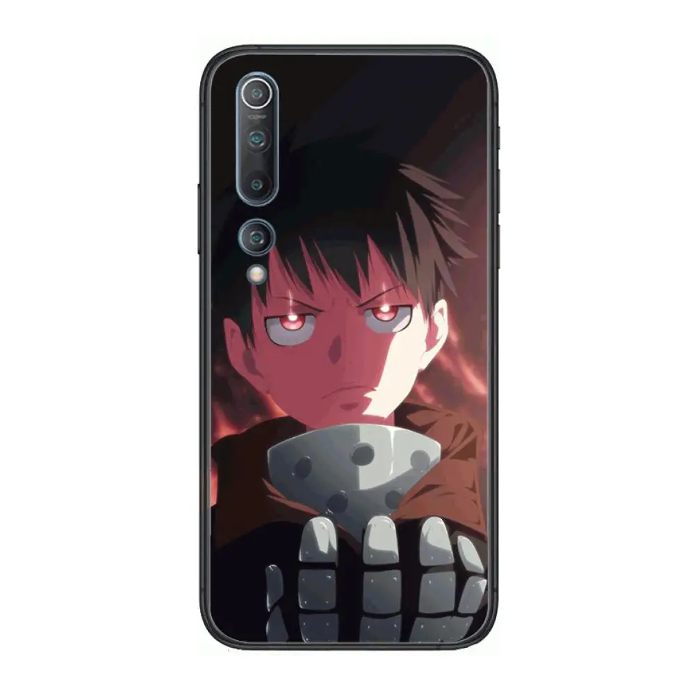 

Scorching Fire Brigade Phone Case For xiaomi mi11 5g 10 liti Ultra 9Pro SE 3 8 Note Anime Black Cover Silicone Back Pretty tpu