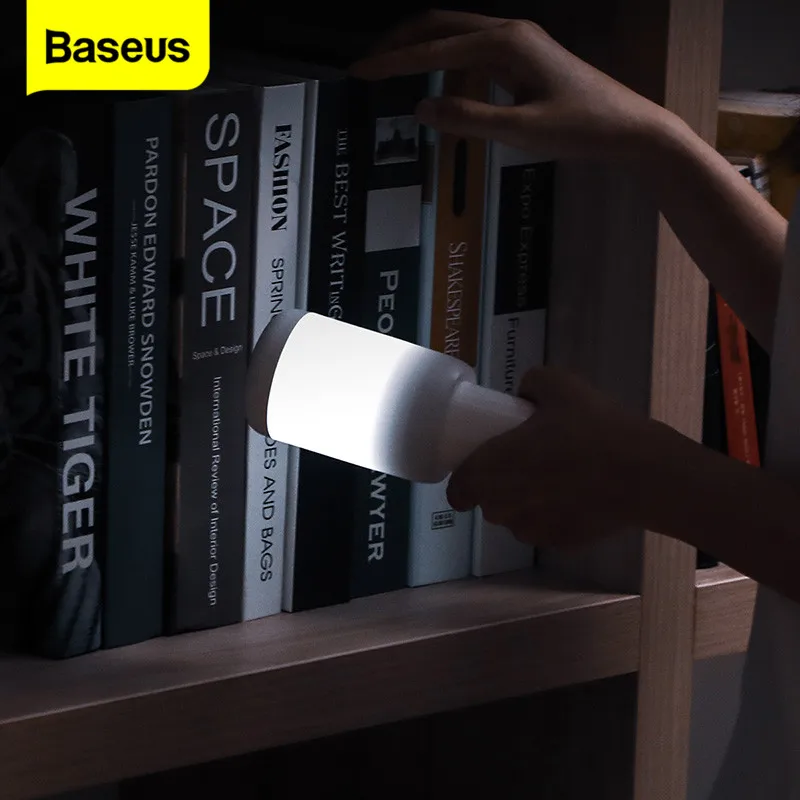 Baseus дома Перезаряжаемые Ночной светильник Размер s для детей регулируемый