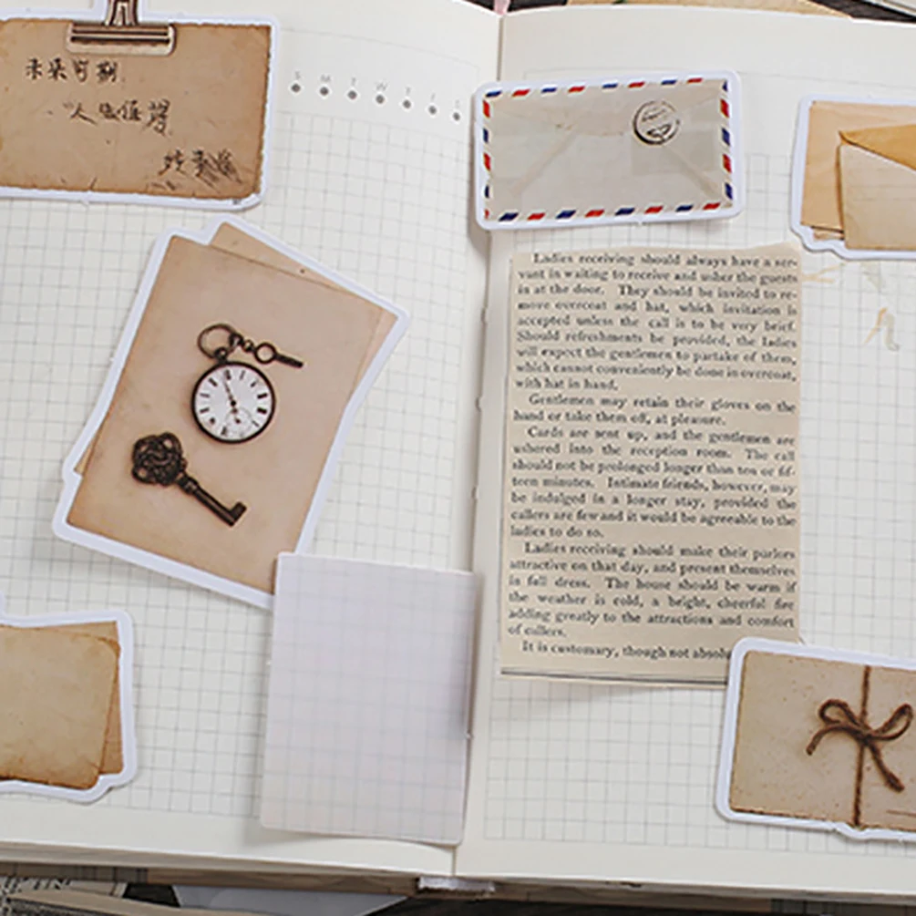 45 шт. винтажные наклейки в виде букв | Дом и сад