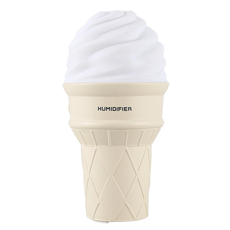 Ice cream Cool Mist Humidifier with Adjustable Mode 7 Color LED Lights Changing and Timed Auto Shutdown For Office Home for | Бытовая