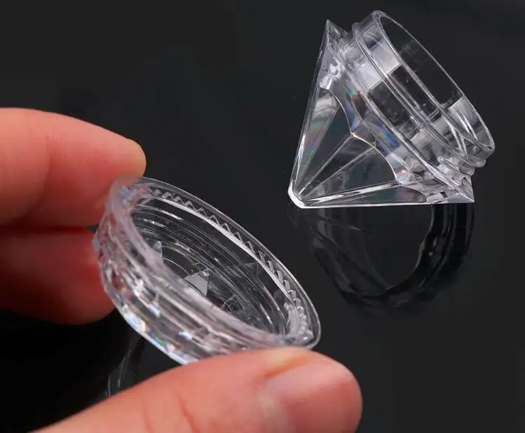 Пластиковая прозрачная коробка для крема 5 шт./лот путешествий хранения женских