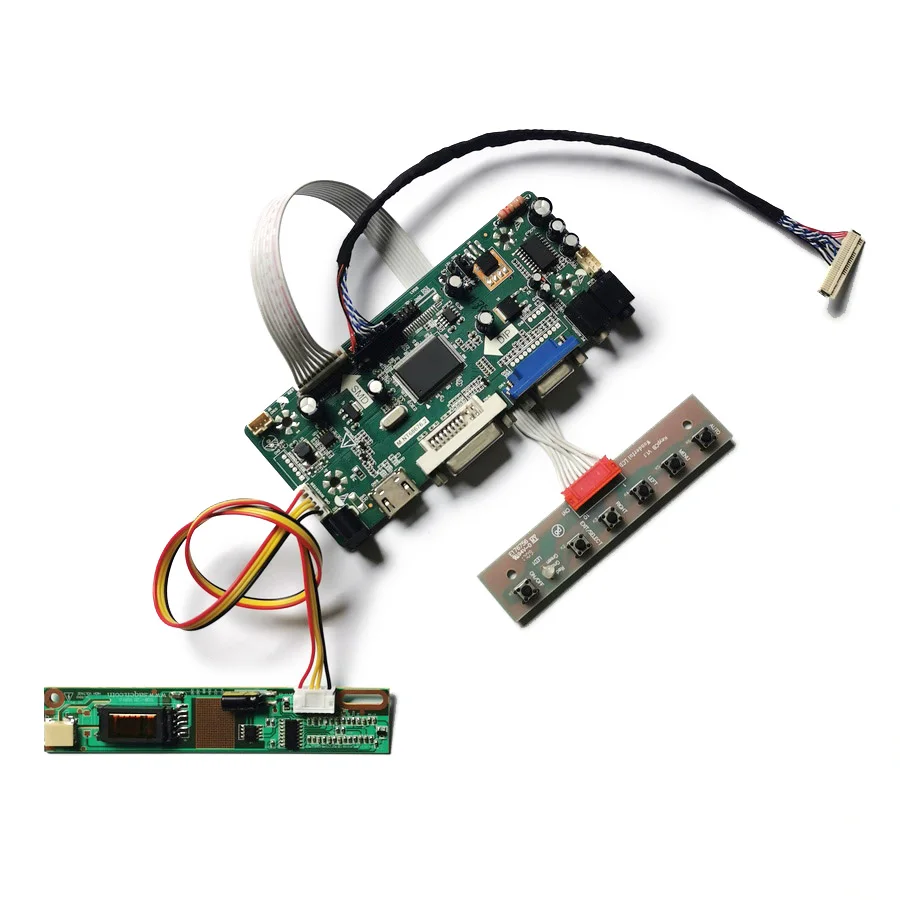 

VGA DVI LVDS matrix Fit CLAA154WB03A/CLAA154WB03AN/CLAA154WB04 1280*800 1CCFL M.NT68676 monitor controller board kit 30 Pin