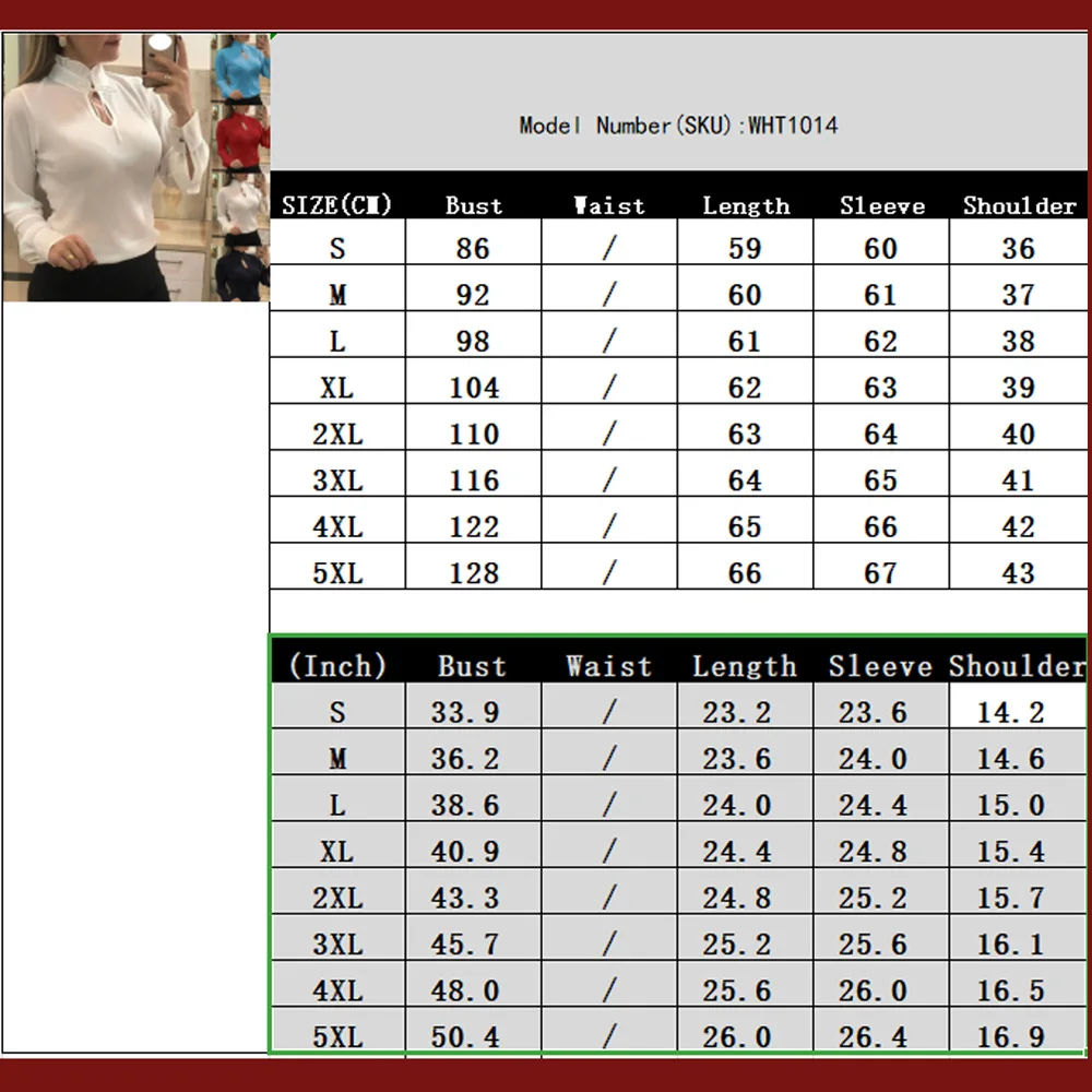 

LuckBN Women Chiffon Blouses Casual Ladies Turtleneck Shirts Long Sleeve Solid Bow Plus Size Tops Spring Autumn Blouses Female