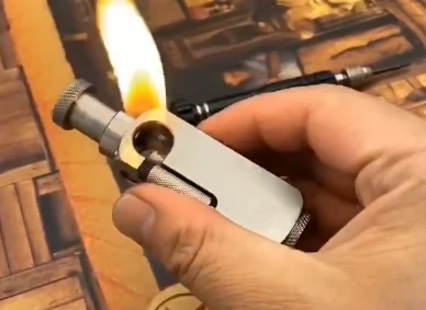 Х титановый сплав боковой шкив винтажный 88 г 7 5*2*2 2 см 1903s зажигалка | Дом и сад