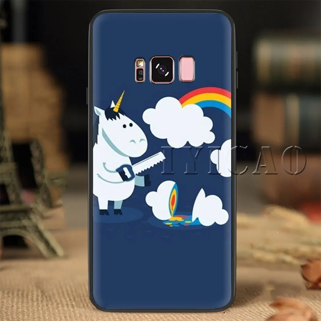 Единорог Мягкий чехол для samsung A10 20 30 40 50 60 70 A20E | Мобильные телефоны и аксессуары