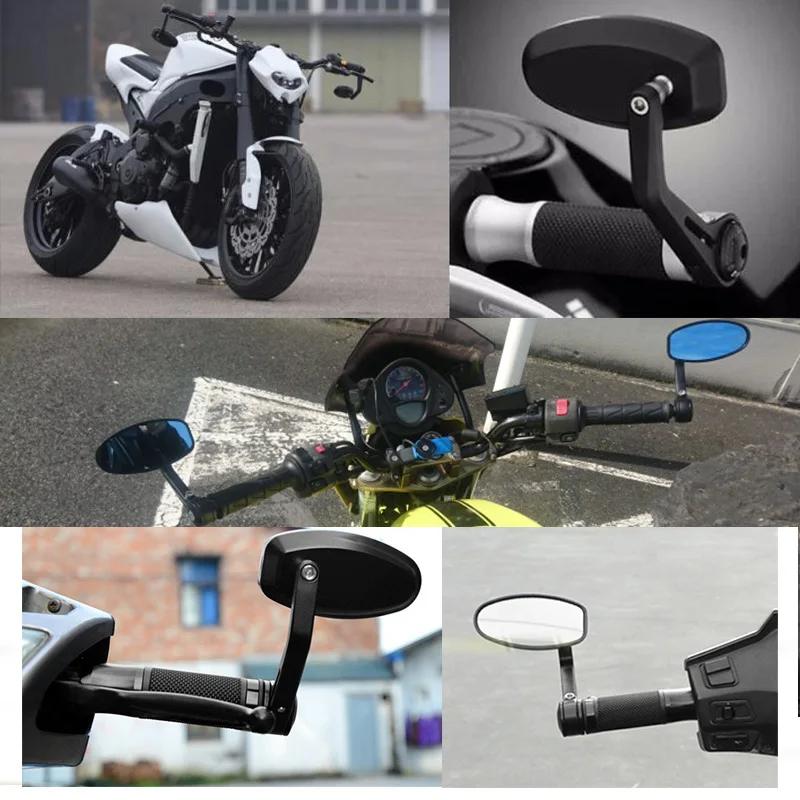 Боковые зеркала заднего вида для мотоциклов kawasaki er6f z650 zephyr 750 z zzr 1100 636 vn800 z900 |