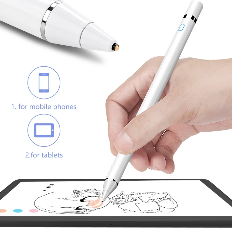 

Touch Pen Stylus for Mobile Phones Active Stylus Pen for Xiaomi iPad Huawei Samsung Lenovo Tablets Drawing Pen