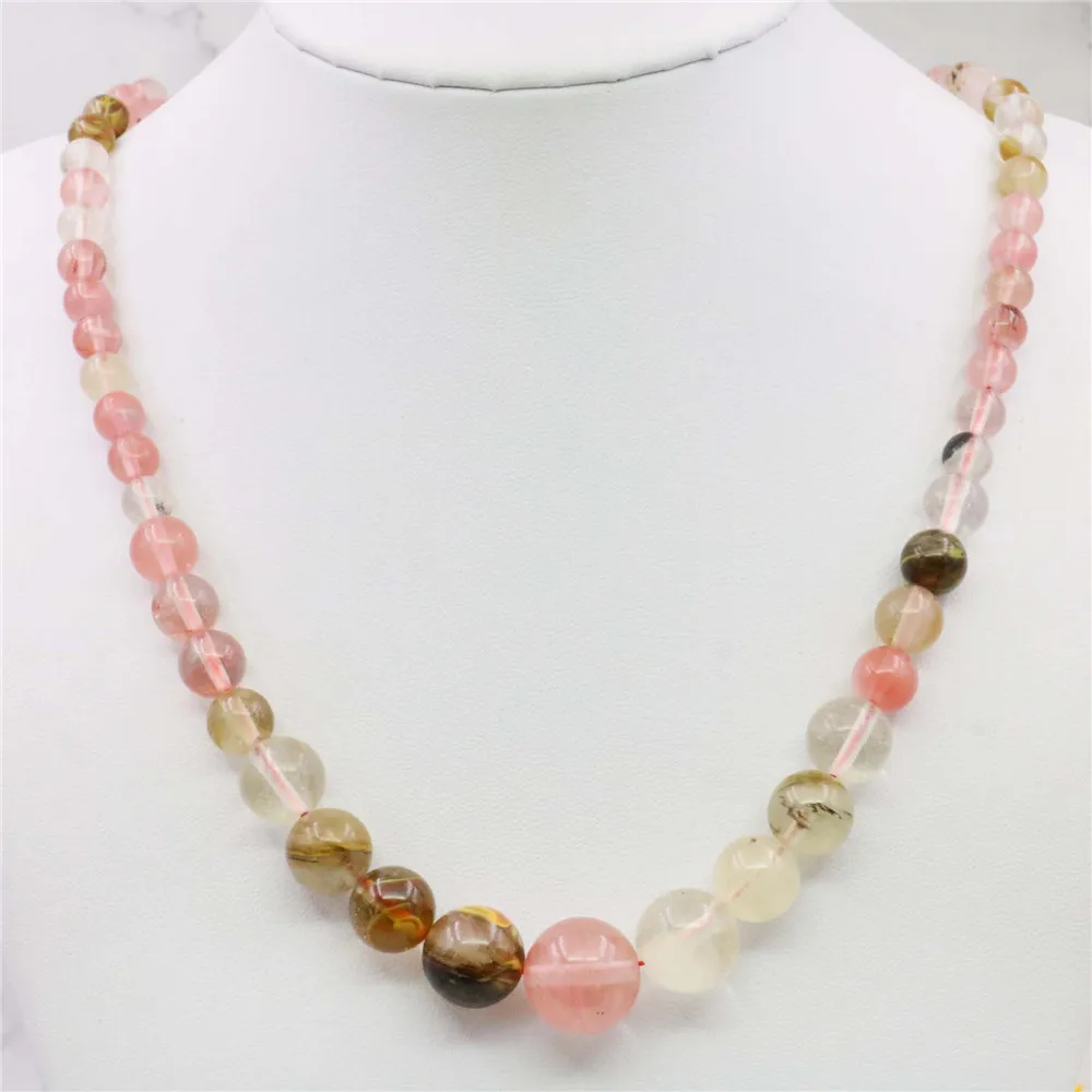 Разноцветные 6-14 мм Арбузные турмалиновые Драгоценные Камни Круглые бусы