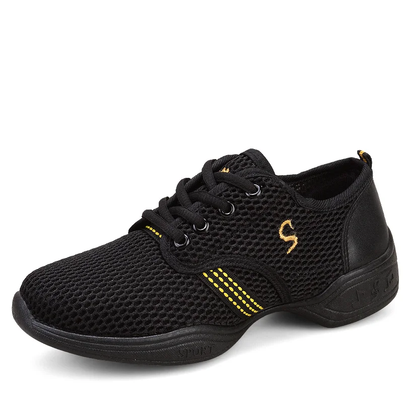 Кроссовки женские мягкие туфли для танцев легкие дышащие тренировок на открытом