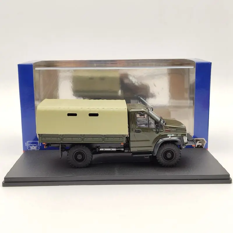 

HAW ABTONPOM 1:43 GAZ C42A21 ГАЗ H234 Russia Truck Diecast Models Car Green