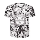 Футболка Ahegao с японским аниме 3D принтом, уличная одежда в стиле Харадзюку, модная мультяшная рубашка, повседневные топы, пикантная одежда для девушек, топы