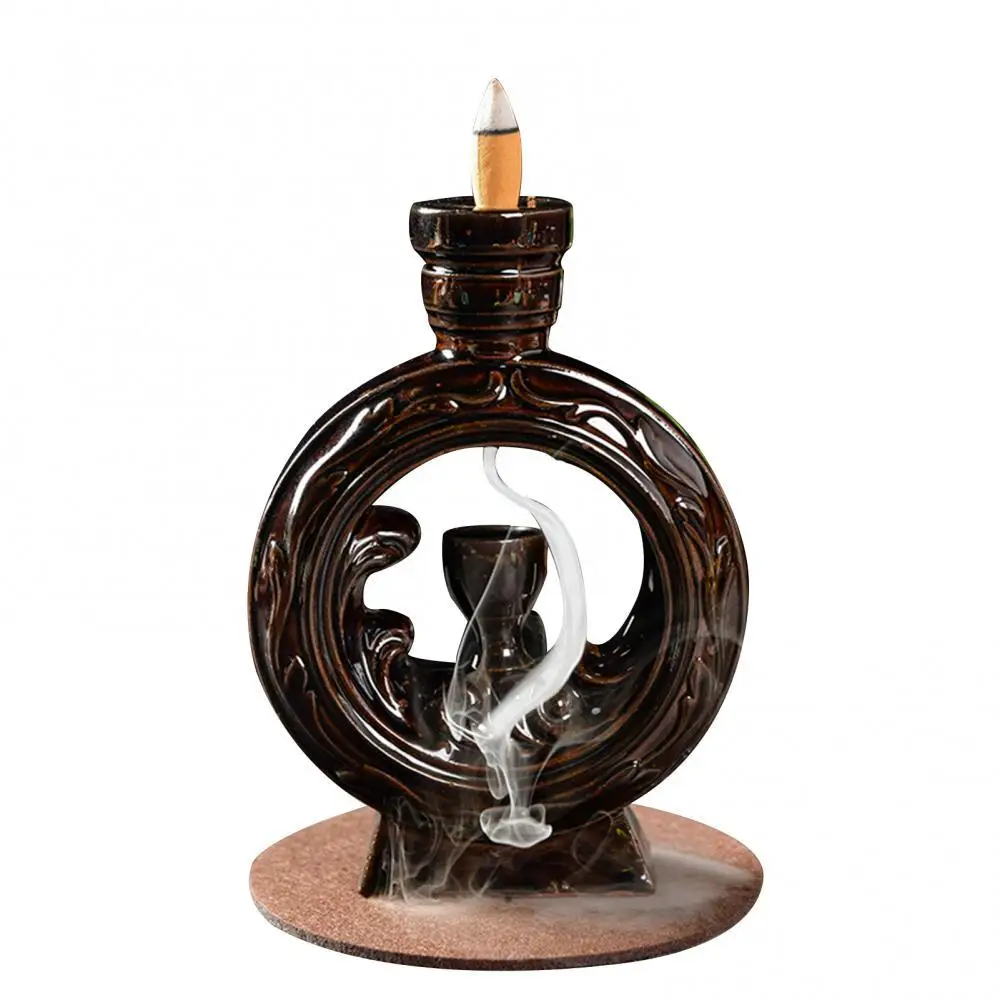 

Dropshipping Ceramic Buddha Hand Incense Burner Holder Home Meditation Censer Decoration