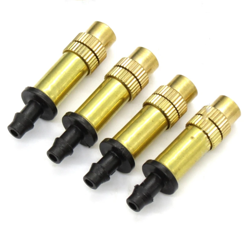 50 шт. регулируемый опрыскиватель латунная насадка распылитель для мини