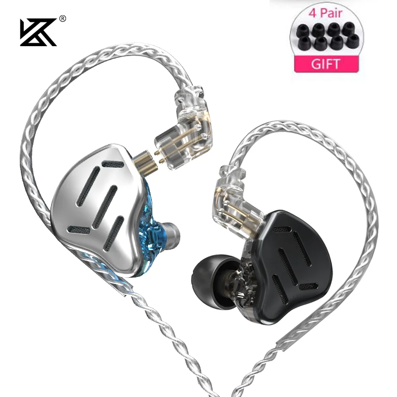 

KZ ZAX 7BA+1DD Hybrid In Ear Earphone 16 Drivers Unit HIFI Headset DJ Monitor Earphone Earbuds KZ ZSX ZS10 PRO ZSN PRO CCA CA16