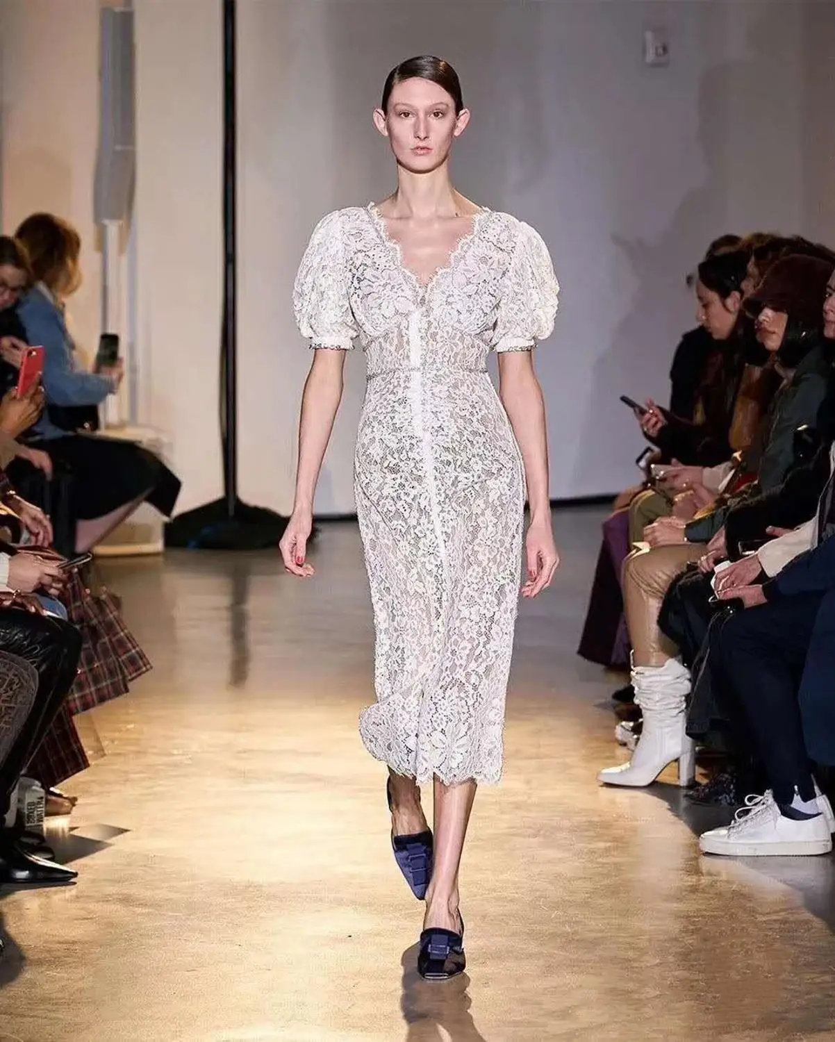 YAMDI 2020 Новое поступление длинное кружевное шикарное женское платье Бохо с