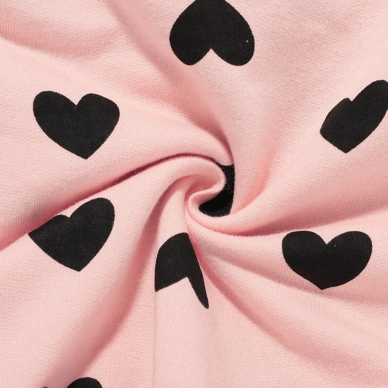 Newborn Girls Clothing Sets Baby Girls Valentine Heart Print Pullover Hoody Tops+Pants Set Infant Clothes Suits Kids Clothing