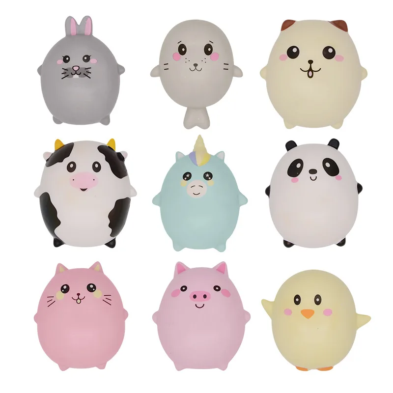 

New Product Fidget Toys Kawaii Slow Rebound Simulation Pig Tiger Panda Rabbit Anti-Stress Relief Kids Relief Adult Kids Toys