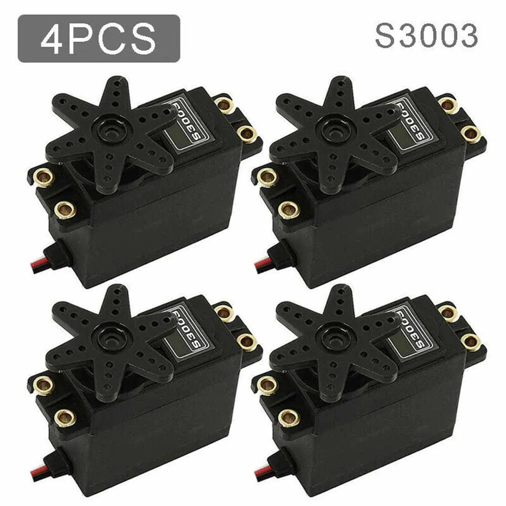 4 шт. S3003 стандартный сервопривод для RC Futaba HPI Tamiya Kyosho Duratrax GS гоночный автомобиль