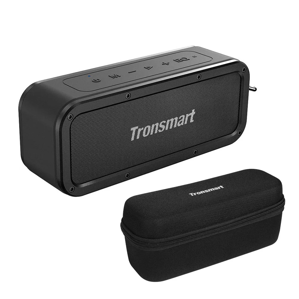 Speaker add Case Tronsmart Element Force TWS NFC портативный Bluetooth динамик 40 Вт 15 часов воспроизведения наружный портативный мини-динамик - Цвет: Speaker add Case