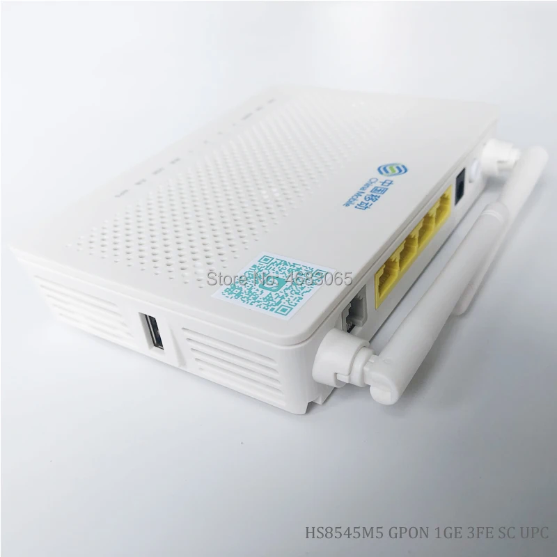 Оригинальный Новый Hua wei HS8545M5 wifi gpon onu ONT 1GE + 3FE VOICE WIFI USB Английский firmwarem модем FTTH