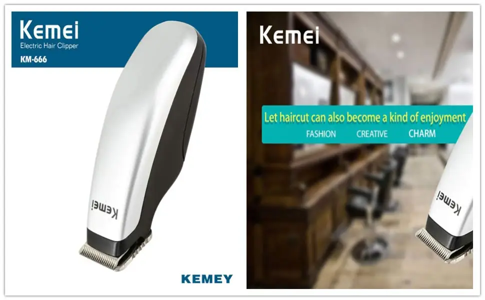 Kemei дизайн электрическая машинка для стрижки волос мини триммер для стрижки волос Машинка для стрижки бороды Парикмахерская Бритва для мужчин стильные инструменты dfdf