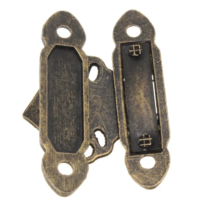 12 шт античный и Винтаж Стиль украшения латунные декоративные деревянная коробка