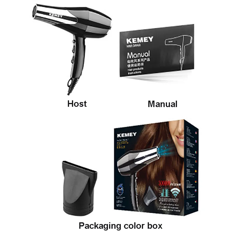 

Professional Hair Dryer Strong Wind Salon Dryer Hot Air&Cold Air Wind Negative Ionic Hammer Blower Dry Electric Hairdryer salon