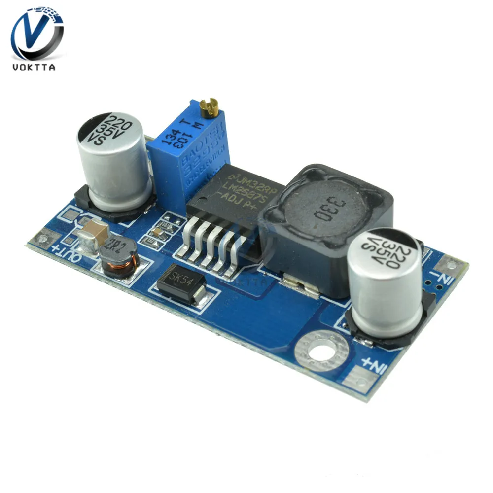 

LM2587 Power Supply Module DC-DC Boost Converter 3-30V Step Up to 4-35V Transformers Module MAX 5A