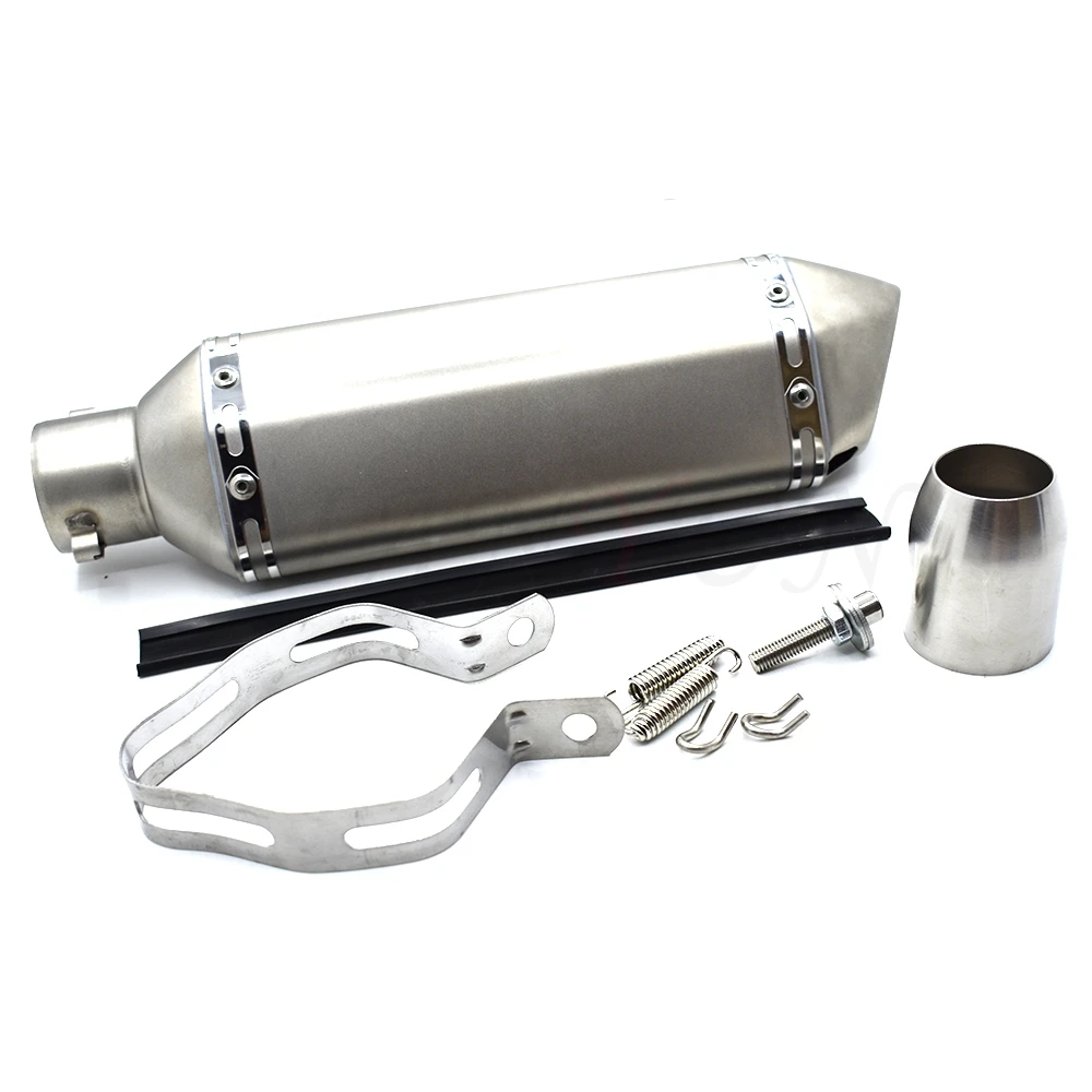 

for 38-51mm Motorcycle Exhaust Muffler Pipe Scooter Dirt Pit Bike Tube For Kawasaki Ninja 250R EX250 Ninja 300 EX300 300R ZXR400