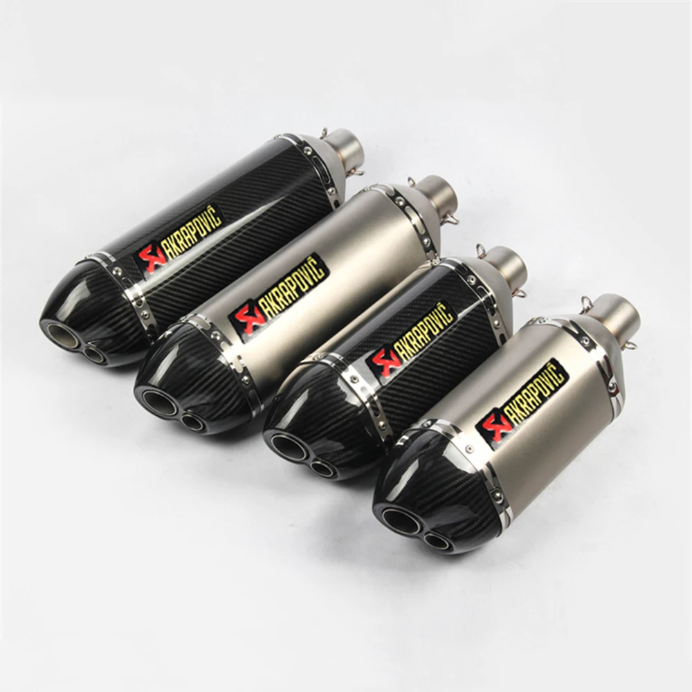 Универсальный мотоцикл Akrapovic выхлопной модифицированный глушитель для KAWASAKI Z900 Ninja 400 CB650F NC750 GSR750 Tmax 530 R1 R6