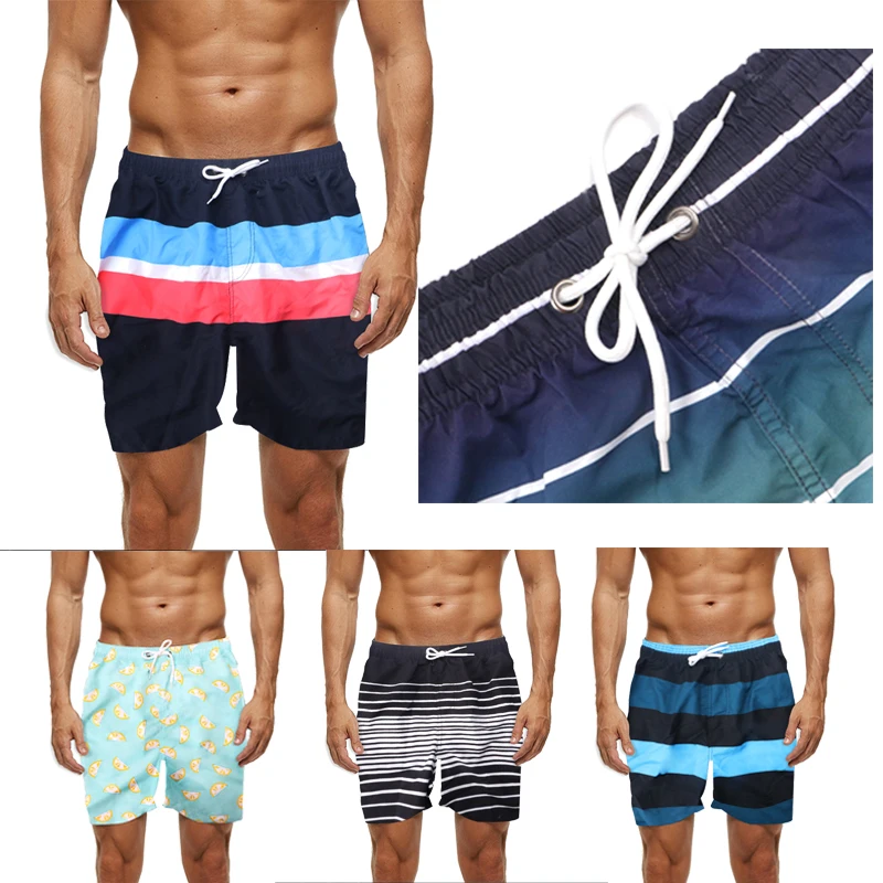 

Men's Sport Running Beach Short Board Pants Gym Hot Sell Swim Trunk Pants Quick-Drying Movement Surfing Shorts Swimwear For Male